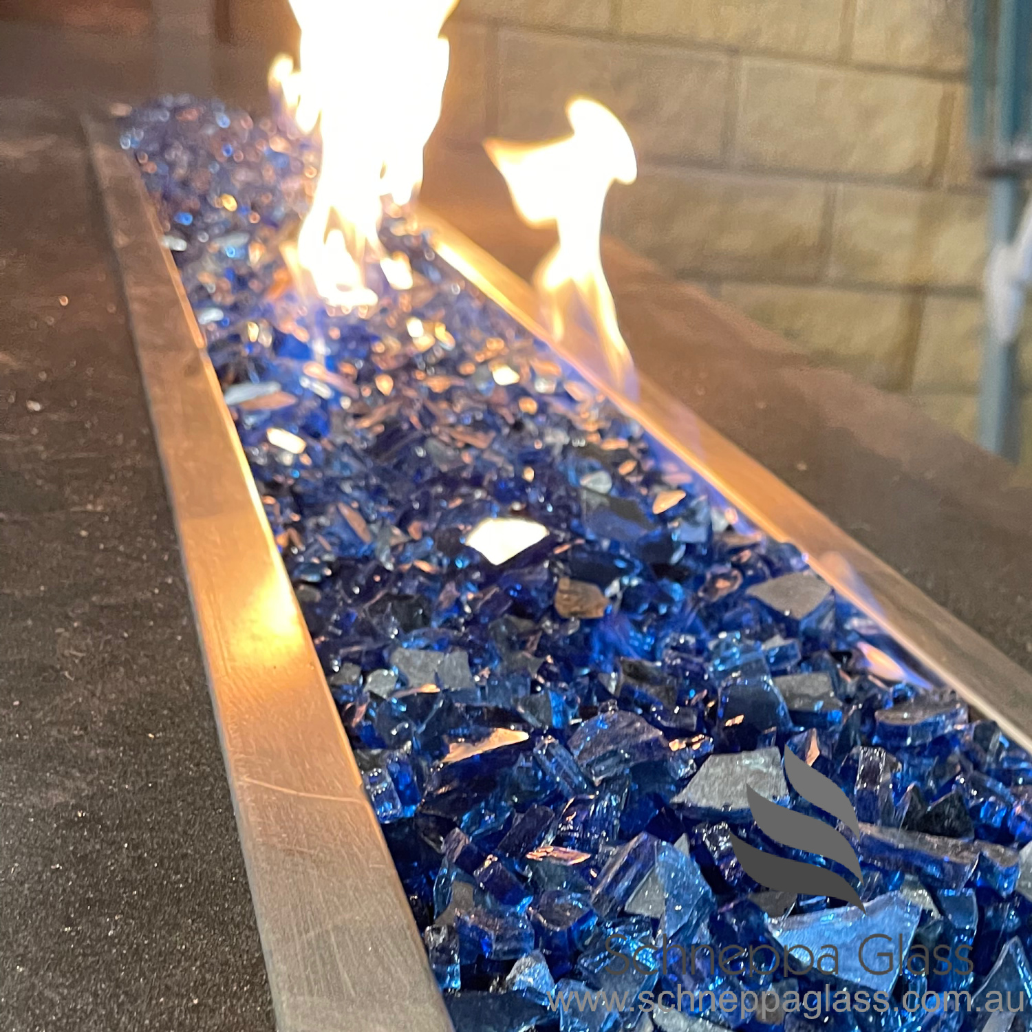 Fire Glass Schneppa Recycled Crushed Glass