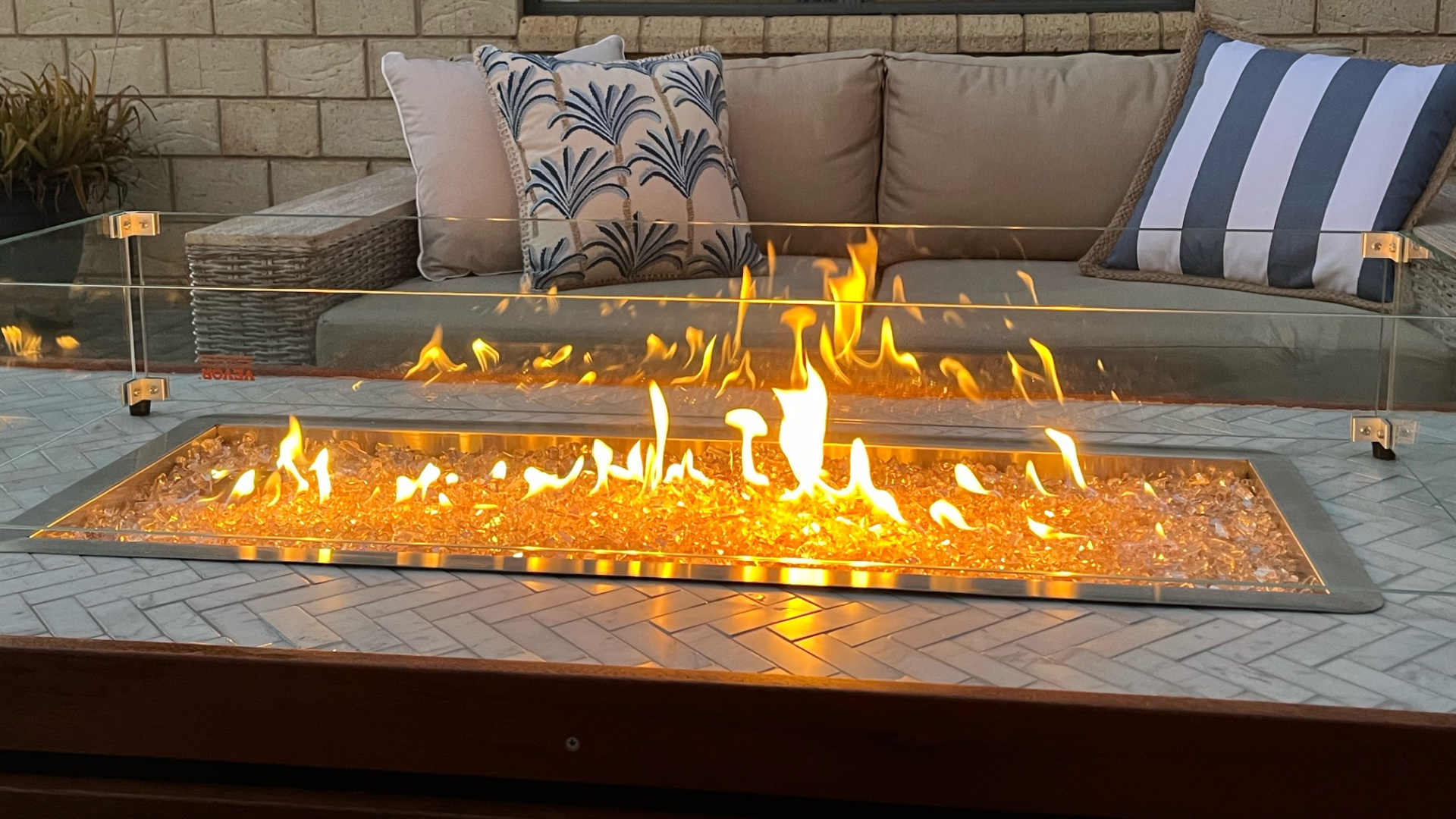Fire Glass - Champagne Reflective 50grams - Image 2