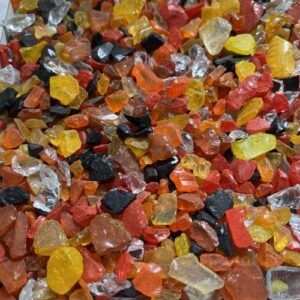 Fire Mix 5-10mm glass 2.5kg