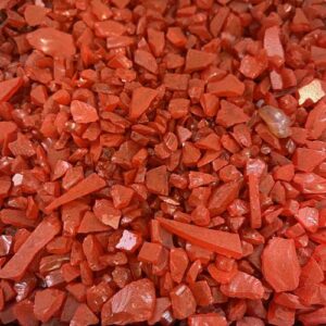 Flame Red 5-10mm glass 50grams