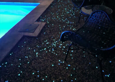 Pool surround concrete