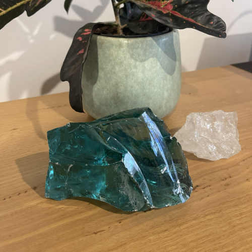 Sea Green Glass Rocks 1