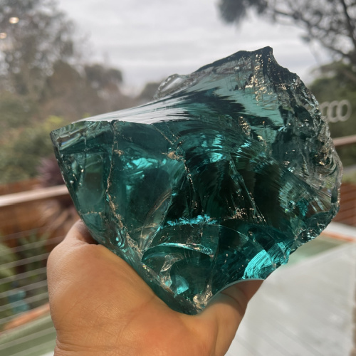 Slag glass rock