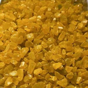 Yellow 5-10mm glass 50grams