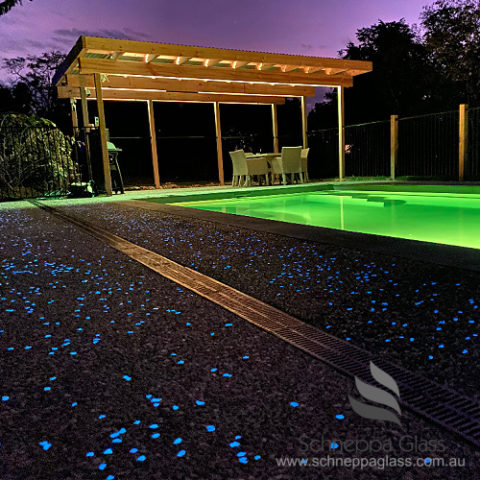 Glow Stones For Concrete Genuine PolyGlow™ Glow In The Dark Pebbles