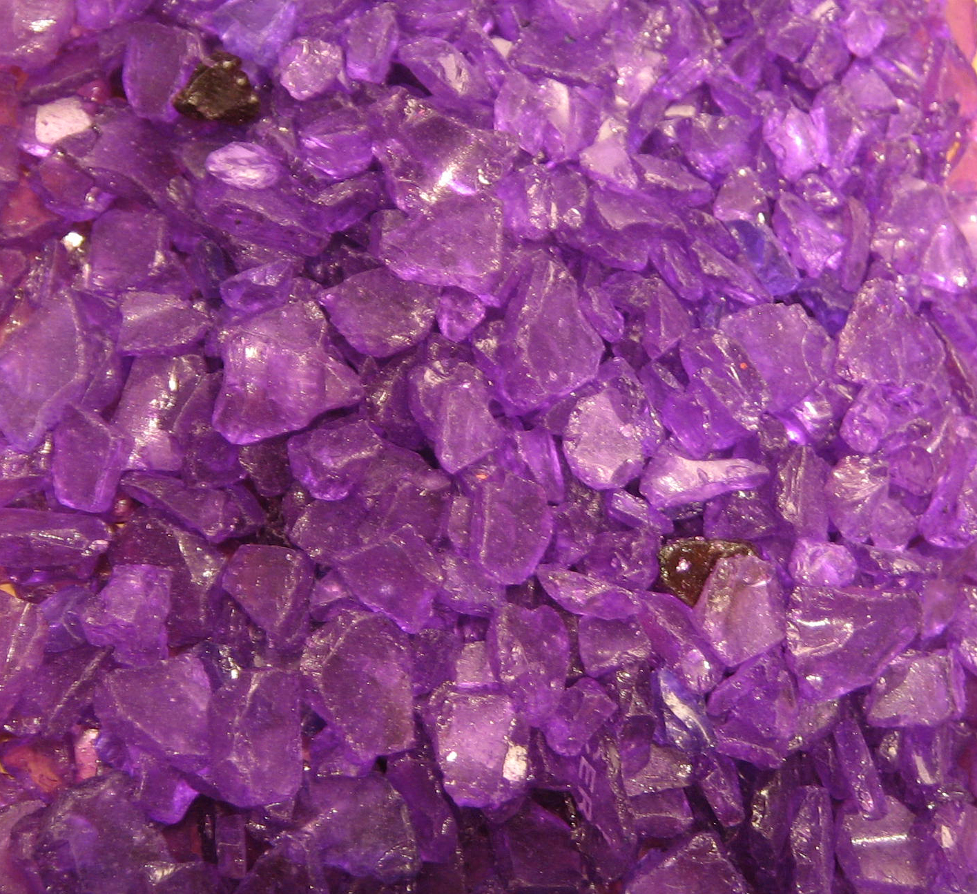 purple glass - Schneppa Recycled Crushed Glass