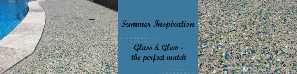 recycled glass for pool